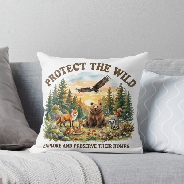 Item preview, Protect the Wild – Wildlife Nature designed and sold by RkskArt.