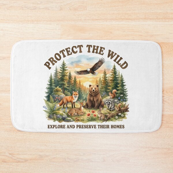 Item preview, Protect the Wild – Wildlife Nature designed and sold by RkskArt.