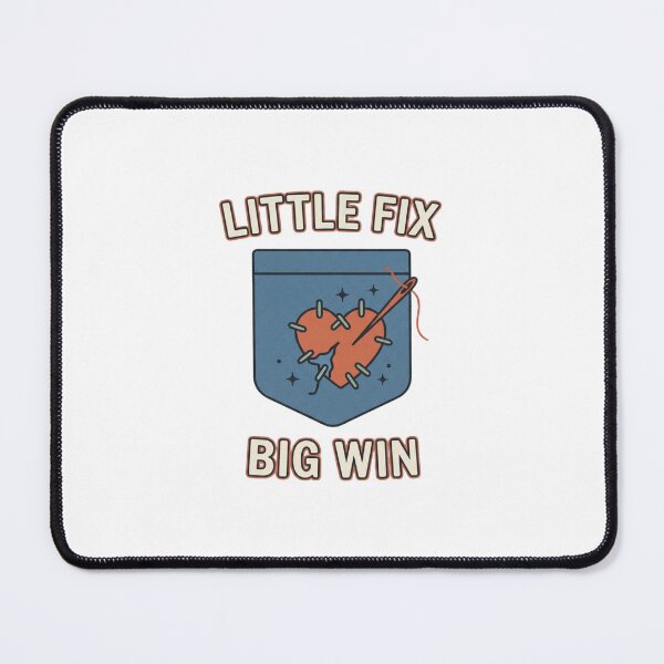Item preview, Little Fix Big Win Visible Mending designed and sold by GoofyShopp.