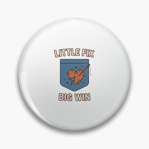 Item preview, Little Fix Big Win Visible Mending designed and sold by GoofyShopp.