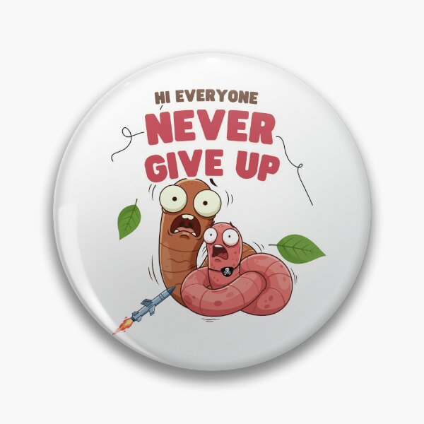 Item preview, Never give up animal designed and sold by Telomentah.