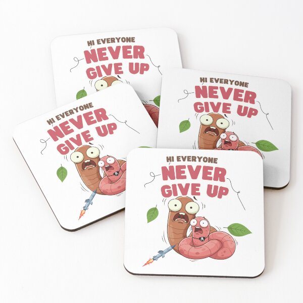 Item preview, Never give up animal designed and sold by Telomentah.