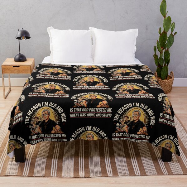 Item preview, The Reason I'm Old and Wise is that God Protected Me designed and sold by Redgiant87x.