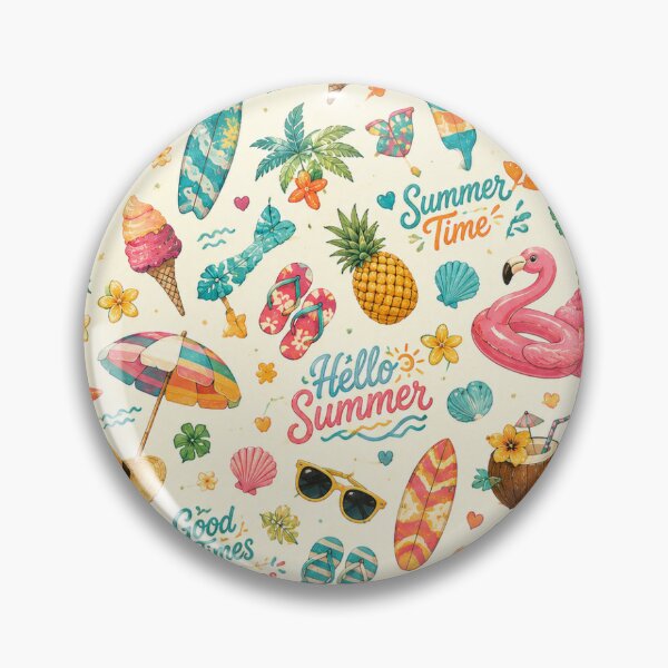 Item preview, Hello Summer Beach Vibes designed and sold by Military Insignia Products.