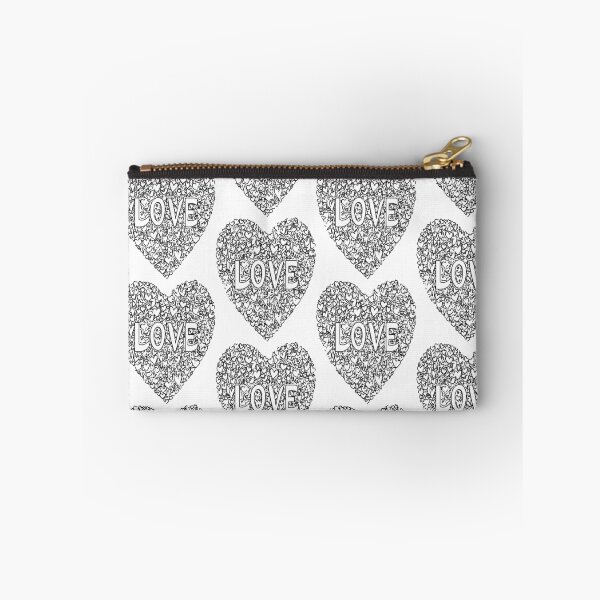 Item preview, Black and White Love Text Heart of Hearts designed and sold by RichardRags.