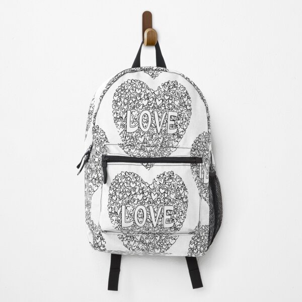 Item preview, Black and White Love Text Heart of Hearts designed and sold by RichardRags.