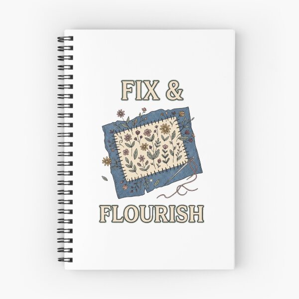 Item preview, Fix and Flourish Floral Visible Mending designed and sold by GoofyShopp.