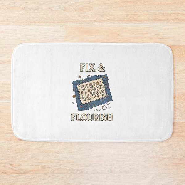 Item preview, Fix and Flourish Floral Visible Mending designed and sold by GoofyShopp.