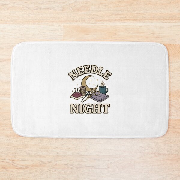 Item preview, Needle Night Cozy Sewing Art designed and sold by GoofyShopp.