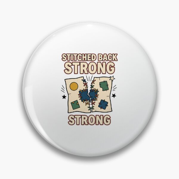 Item preview, Stitched Back Strong Visible Mending Art designed and sold by GoofyShopp.