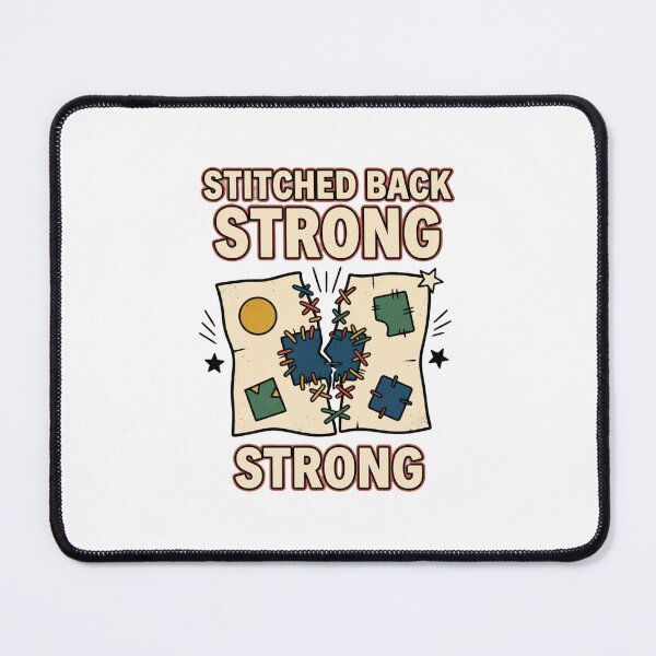 Item preview, Stitched Back Strong Visible Mending Art designed and sold by GoofyShopp.