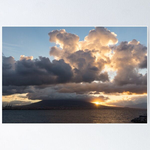 Item preview, Mount Vesuvius Powerful Sunrise designed and sold by Georgia Mizuleva.