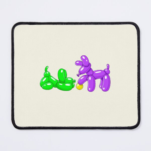 Item preview, Copy of Green & Purple Balloon Dogs with Yellow Ball designed and sold by DesgnsxGifts.