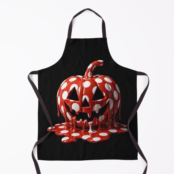 Item preview, Melting Polka Dot Halloween Pumpkin Pop Art designed and sold by YourColorsWall.