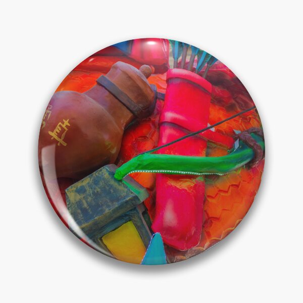 Item preview, Colorful Carnival Parade Float With Decorative Bow, Quiver, Lantern and Costume Sculpture On Street designed and sold by Nmallia.
