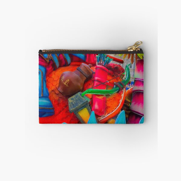Item preview, Colorful Carnival Parade Float With Decorative Bow, Quiver, Lantern and Costume Sculpture On Street designed and sold by Nmallia.