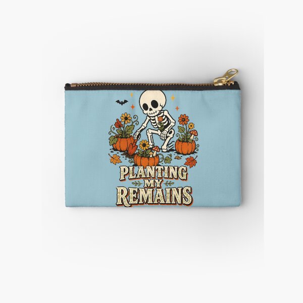 Item preview, Planting My Remains Gardening Skeleton Pumpkin Cottagecore Halloween Design designed and sold by  MAD's Recreation Studio.