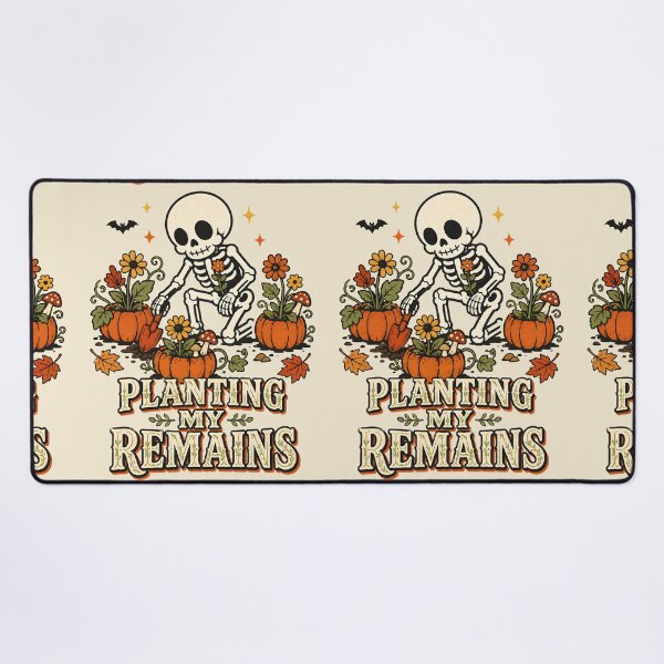 Item preview, Planting My Remains Gardening Skeleton Pumpkin Cottagecore Halloween Design designed and sold by MAD's Recreation Studio.