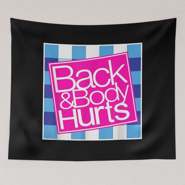 Item preview, Back and Body Hurts Cute Funny designed and sold by KawaiiMythos.