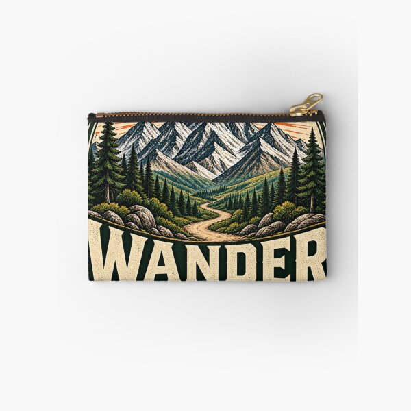 Item preview, Wander Often Vintage Mountain Adventure designed and sold by CodePaws Creations.