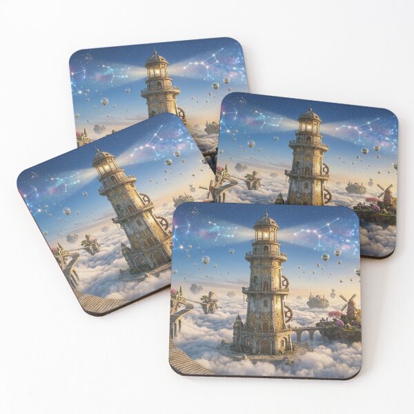 Item preview, Lighthouse Among the Stars — Guardian of the Sky Islands designed and sold by RoyArt0.