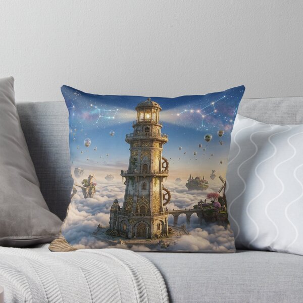 Item preview, Lighthouse Among the Stars — Guardian of the Sky Islands designed and sold by RoyArt0.