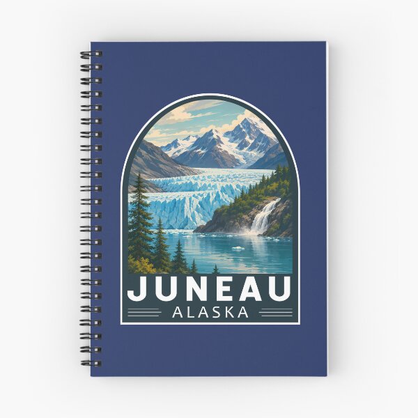 Item preview, Juneau Alaska Travel Art Emblem designed and sold by KrisSidDesigns.