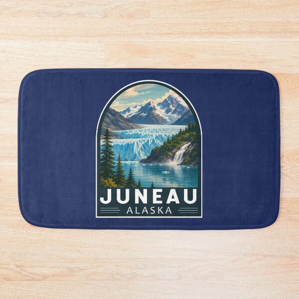 Item preview, Juneau Alaska Travel Art Emblem designed and sold by KrisSidDesigns.