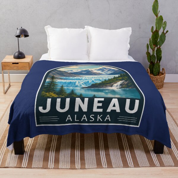 Item preview, Juneau Alaska Travel Art Emblem designed and sold by KrisSidDesigns.