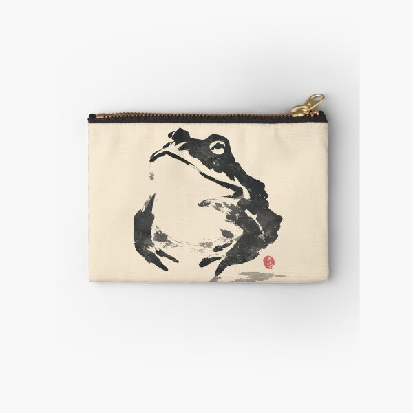 Item preview, Playful Minimalist Frog Character Ink designed and sold by GoodOldPrints4.