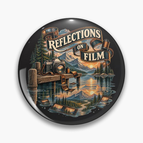 Item preview, Reflections on Film – Analog Camera Lake Art designed and sold by Golden Era Studio.