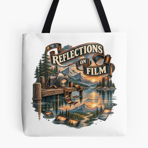 Item preview, Reflections on Film – Analog Camera Lake Art designed and sold by Golden Era Studio.