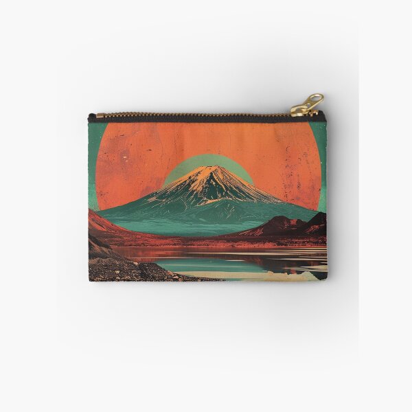 Item preview, Fuji Under a Burnt Orange Sun designed and sold by SpaceCadetGlow.