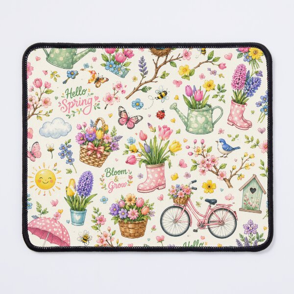 Item preview, Hello Spring Bloom & Grow designed and sold by Military Insignia Products.