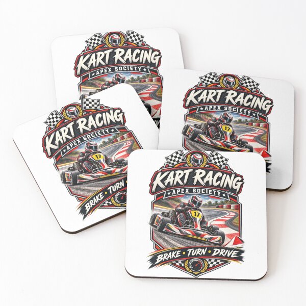 Item preview, Kart Racing Apex Society Brake Turn Drive designed and sold by Rhubarb Bridge Merch.