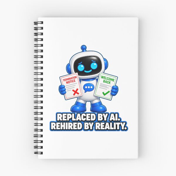Item preview, Chatty SqueezBot Replaced By AI. Rehired By Reality. designed and sold by BSCI Designs.