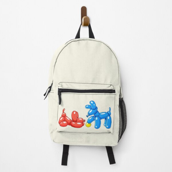 Item preview, Red & Blue Balloon Dogs with Yellow Ball designed and sold by DesgnsxGifts.