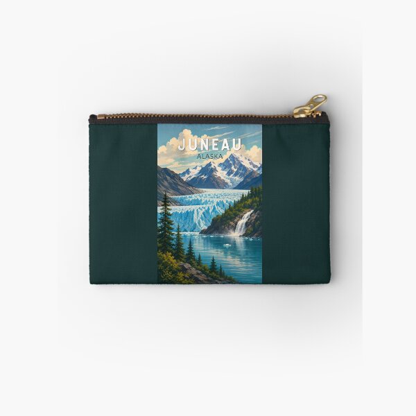Item preview, Juneau Alaska Illustration Travel Art Vintage designed and sold by KrisSidDesigns.