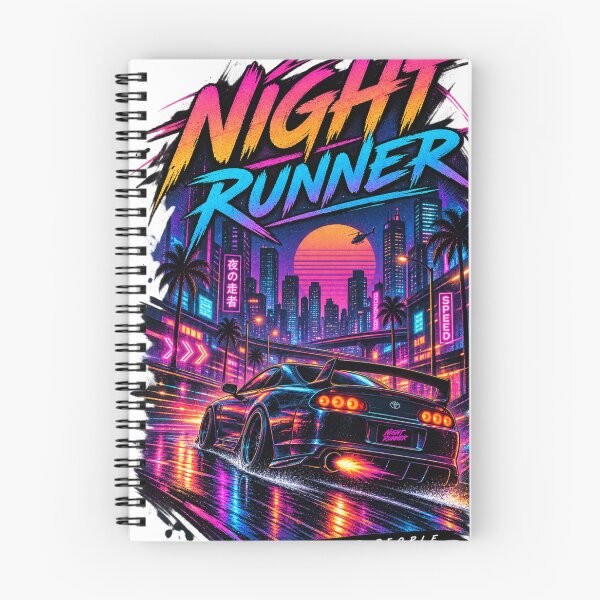 Item preview, Night Runner Retro City Drive designed and sold by CodePaws Creations.
