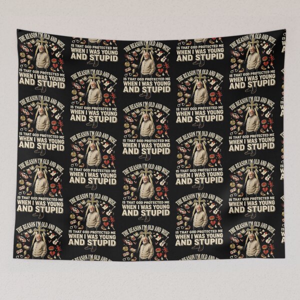 Item preview, The Reason I'm Old and Wise is that God Protected Me designed and sold by Redgiant87x.