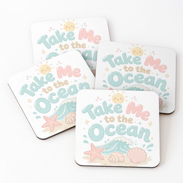 Item preview, Take Me to the Ocean | Beach Lover Coastal Typography T-Shirt designed and sold by rushaib.