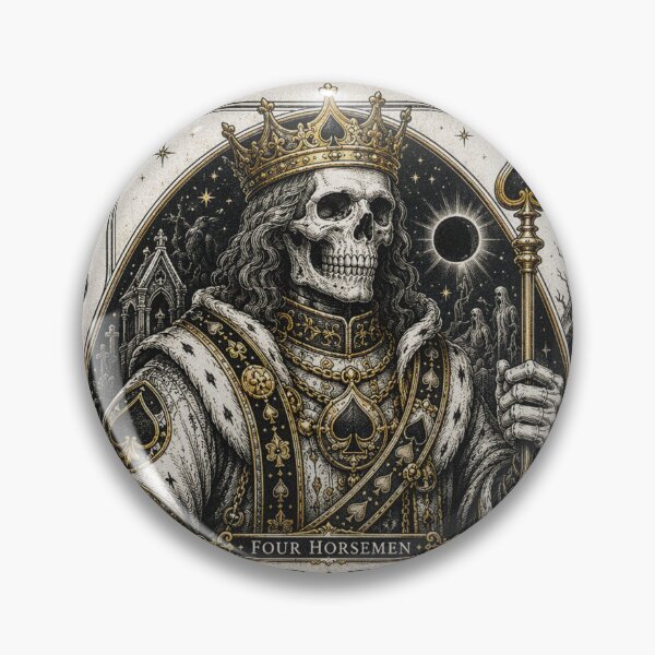 Item preview, Death – King of Spades | Four Horsemen of the Apocalypse Gothic Playing Card designed and sold by Kromia.