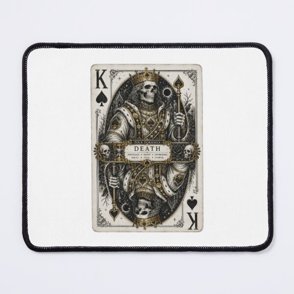 Item preview, Death – King of Spades | Four Horsemen of the Apocalypse Gothic Playing Card designed and sold by Kromia.