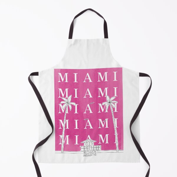 Item preview, Miami Beach pink poster designed and sold by dudaoliveira.art.