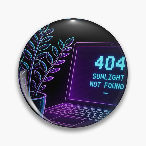 Item preview, Adapted To Dark Mode 404 Sunlight Not Found Plant Parent designed and sold by ThirdShiftLab.