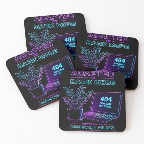 Item preview, Adapted To Dark Mode 404 Sunlight Not Found Plant Parent designed and sold by ThirdShiftLab.