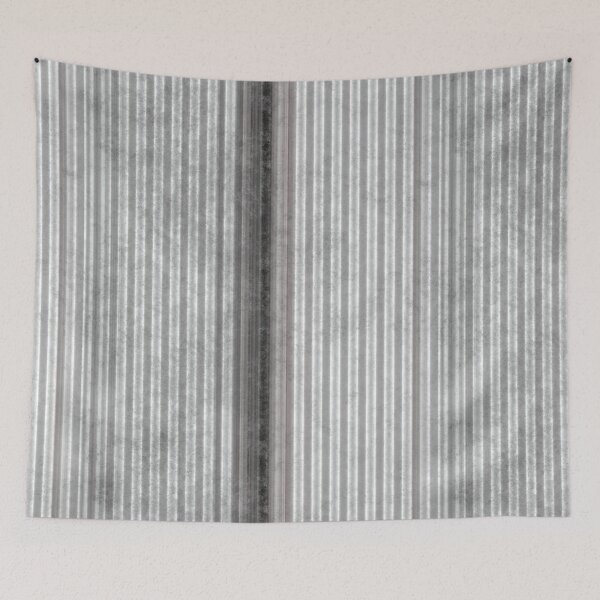Item preview, Weathered Galvanized Corrugated Metal Texture designed and sold by Sybille-Yates.