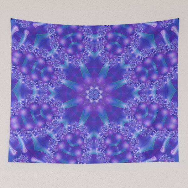 Item preview, Purple Star Mandala designed and sold by Kelly Dietrich Mandala & Fractal Art.