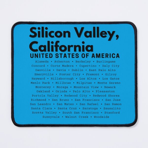 Item preview, Silicon Valley Cities designed and sold by SiliconValleyUS.