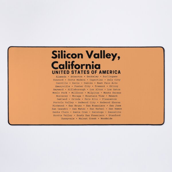 Item preview, Silicon Valley Cities designed and sold by SiliconValleyUS.